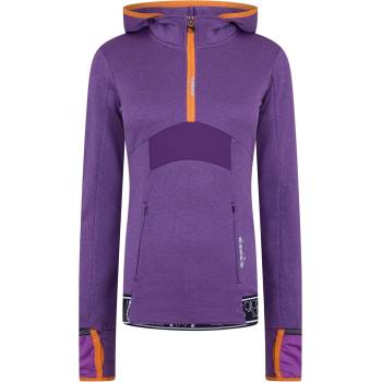 Diadora Фланелка с къс ръкав Diadora Women's L. Warm Up Winter Short Sleeve Performance Gym Top - Winter Purple
