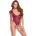 Cottelli Collection Lace Crotchless Body with Stimulating Pearls 2644932 Red M