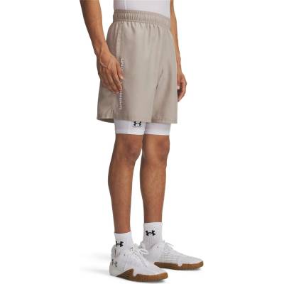 Under Armour Къси панталони Under Armour UA Tech Woven Wordmark Shorts - Timberwolf