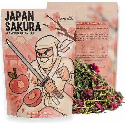 Green Touch Japonská třešeň Čaj zelený japonský s třešní 50 g