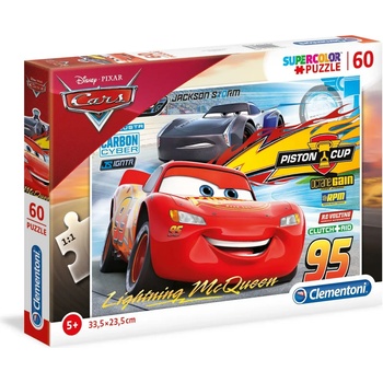 Image 1 of Clementoni - Puzzle Cars: Piston Cup 60 pieces - 40 - 99 piese
