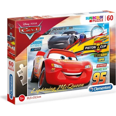 Clementoni - Puzzle Cars: Piston Cup 60 pieces - 40 - 99 piese