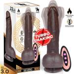 INTOYOU Дилдо с тласъци, ротация, затопляне и дистанционно Severo