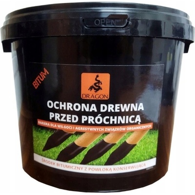 Dragon ochrana dřeva proti hnilobě - bitumen 3L - černá