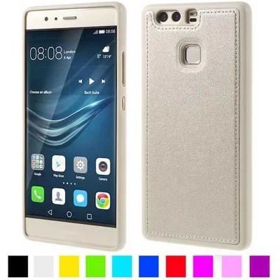 Huawei P9 Силиконов Кожен Калъф и Протектор