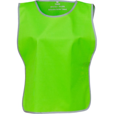 Yoko vesta HVJ259 Hi-Vis Tabard výstražná lime Zelená lime