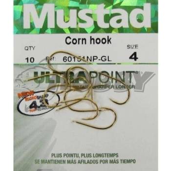 Mustad Corn hooks 60151NP-GL veľ.10 10ks