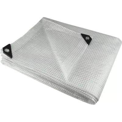 Dedra N09035 Plachta 3 x 5 100 g/m² transparentní vyztužená