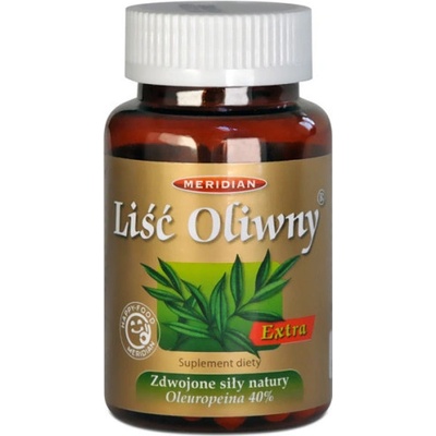 Meridian Olive Leaf extra extrakt z olivových listů 40 % 60 kapsúl