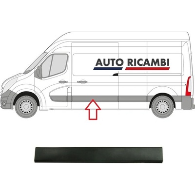 Ochranná lišta Renault Master od 2010 levá, posuvné dveře 1465 mm 828210160R