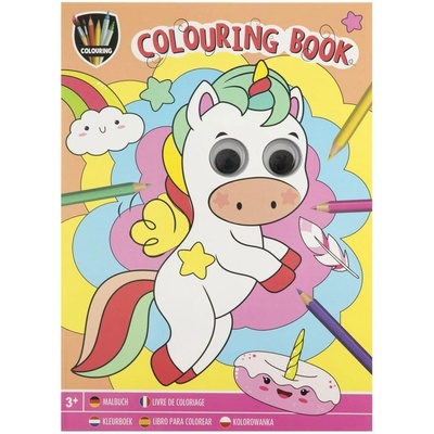 Moxy Книжка за оцветяване, 20 страници, розова (5525100221)