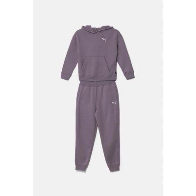 Puma dětská tepláková souprava LOUNGEWEAR SUIT FL G 68332030 fialový