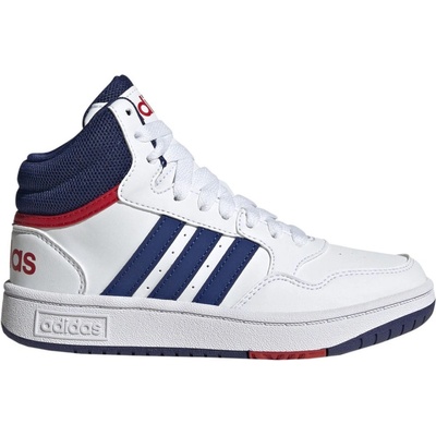 adidas Hoops 3.0 Mid cloud white/victory blue/better scarlet 24/25 bílá