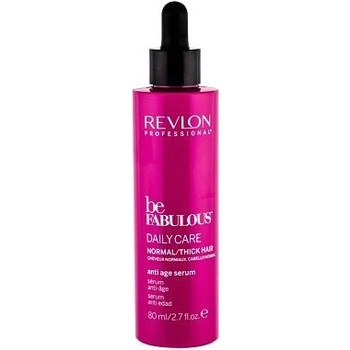 Revlon Be Fabulous Anti Age Serum For Normal/Thick Hair vlasové sérum s anti-age účinkem 80 ml