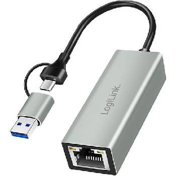 LogiLink USB-A/C Gigabit Ethernet Adapter (UA0238B)