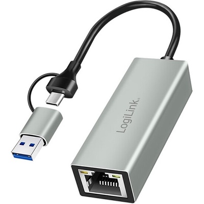 LogiLink USB-A/C Gigabit Ethernet Adapter (UA0238B)