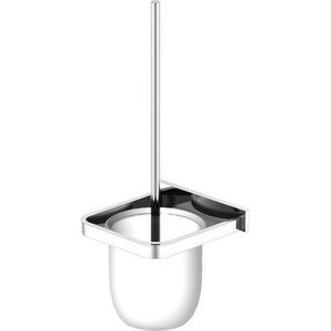Steinberg 450 - Стенна четка за тоалетна с държач, бяло стъкло/хром 450 2901 (450 2901)