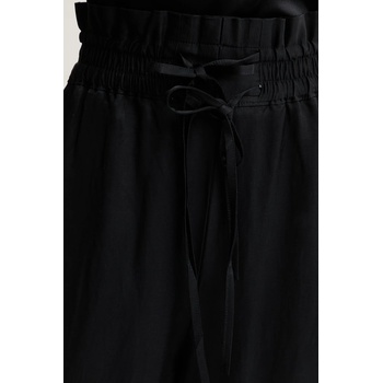 BOSS Orange широк панталон дамски с добавен лен C Tacola (50556859)