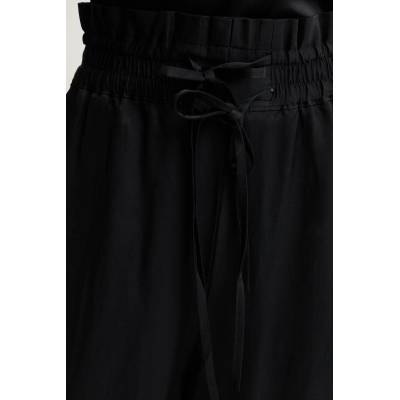 BOSS Orange широк панталон дамски с добавен лен C Tacola (50556859)