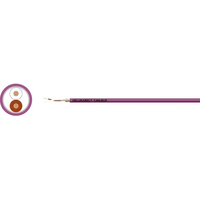 Helu 800685-1000 zbernicový kábel 2 x 2 x 0.5 mm² fialová 1000 m