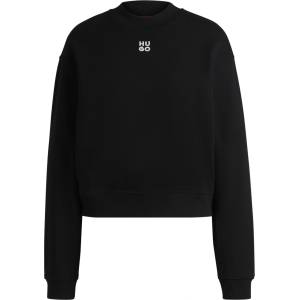 HUGO BOSS Блуза Hugo Women's Mock-neck Sweatshirt - Black