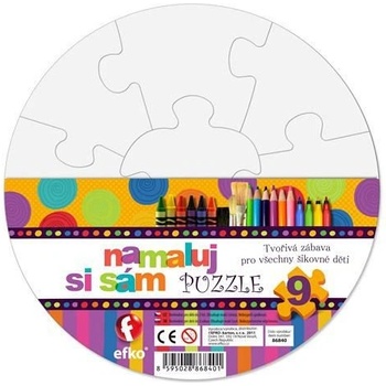 Efko Namaľuj si sám Puzzle kruh