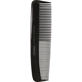 Image 1 of TITANIA Мини гребен за коса Класик, 1810-2, черен, 12.5 cm