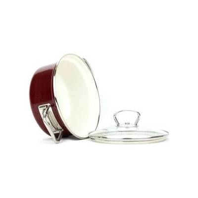 BELIS Smaltovaný rendlík s poklicí 18 cm 2 l ECO-CERAMIC 42518-088DB9N5