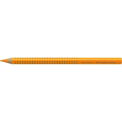 Faber Castell Grip Jumbo trojúhelníková pastelka v neonově oranžové barvě FC114815