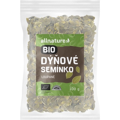 Allnature Dýňové semínko loupané BIO 100 g