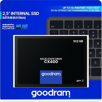 GOODRAM CX400 gen.2 512GB , SSDPR-CX400-512-G2