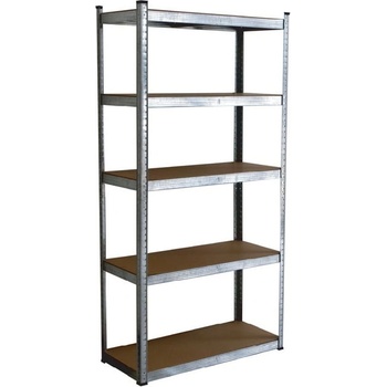 Carmen Стелаж Carmen CR-1023, 5 бр. рафтове, 180 cm височина, 90 cm ширина, до 100 kg товаропоносимост на един рафт, метален, цинк (bt-3580563)