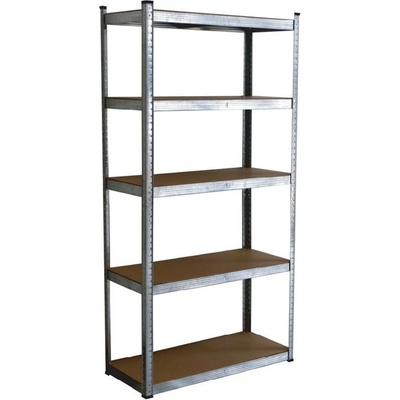 Carmen Стелаж Carmen CR-1023, 5 бр. рафтове, 180 cm височина, 90 cm ширина, до 100 kg товаропоносимост на един рафт, метален, цинк (bt-3580563)