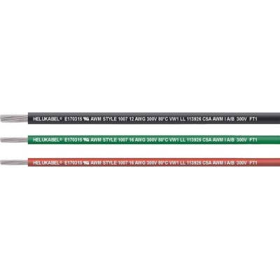 Helu 62301-305 Jednotlivá žíla UL-CSa 1 x 0.823 mm² černá 305 m