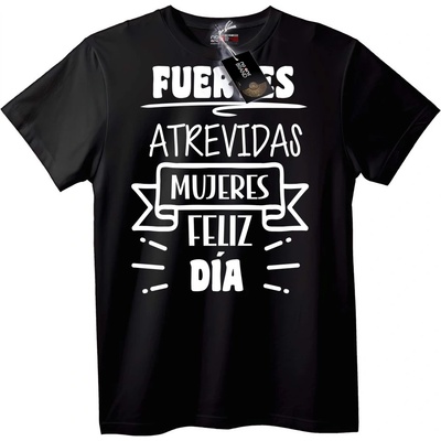 NOONEBRAND Тениска Силни и смели жени - M, White