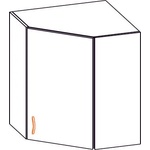 Bogdan Furniture Europe Горен ъглов шкаф Alina 60-E20