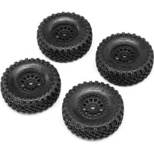 Axial Аксиален пневматик Falken M/T, джанта 1.0" Black Rhino Primm (4): SCX24