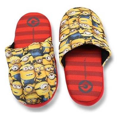 Setino detské papuče MINIONS červené
