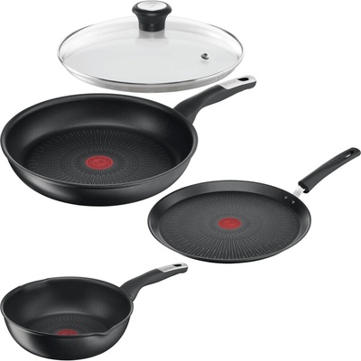set panvíc Tefal Unlimited klasická 30 cm, palacinková 25 cm, multifunkčná 22 cm a pokrievka 3