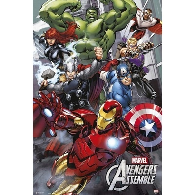 Plagát, Obraz - Marvel - Avengers Assemble, 61 × 91.5 cm