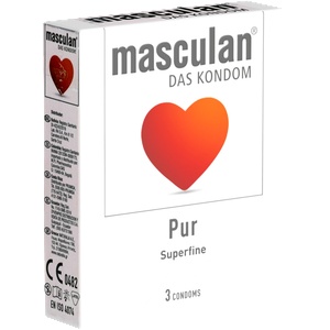 Masculan Single: Pur, 3 condoms