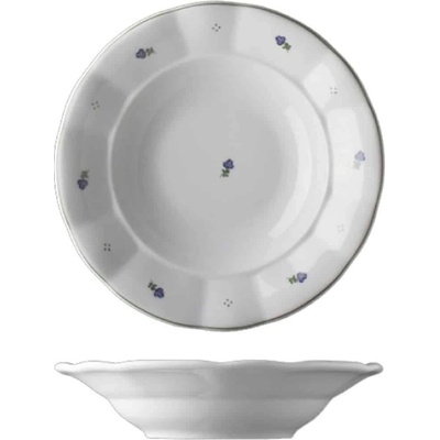 Hluboký talíř Benedikt - 24 cm - modrý vzor G. Benedikt