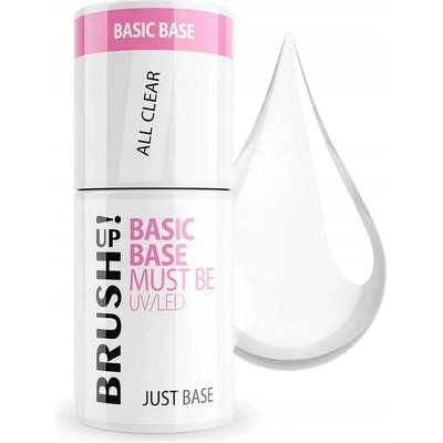 Hybridná báza Brushup! Just Base All Clear Basic Base Must Be 5 g