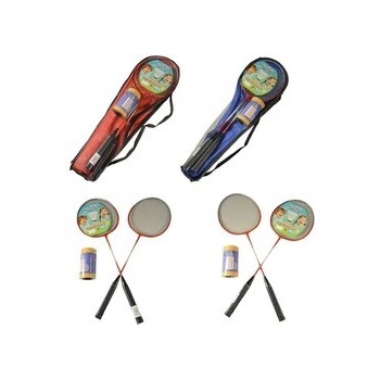 Badmintonový set pálka 65cm 2ks + míček ve vaku