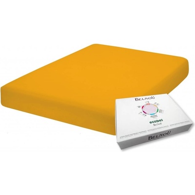 BelnoU Nepropustné hyperprodyšné prostěradlo ECOBEL oranžová 120x200