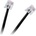 Cabletech TEL0033A-6 Telefónny, 6m