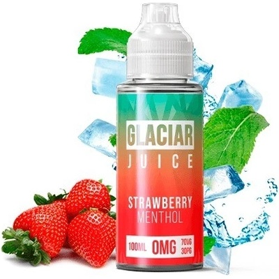 Glaciar Juice Strawberry Menthol 100 ml