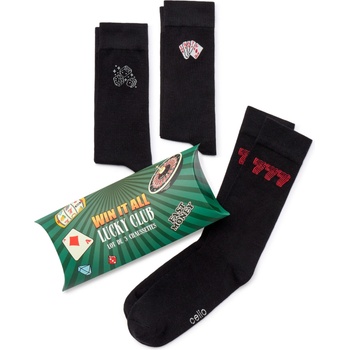 Celio Коледен комплект чорапи Казино Celio | Cheren | МЪЖЕ | ЕДИН РАЗМЕР