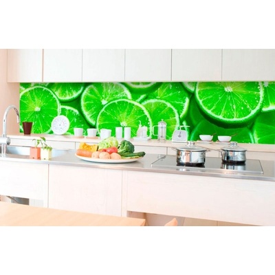 Dimex KI350-074 Samolepící fototapeta do kuchyně Lime rozměry 350 x 60 cm