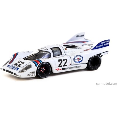 Tarmac Porsche 917k 4.9l Team Martini Racing N 22 Winner 24h Le Mans 1971 Helmut Marko Gijs Van Lennep Bílá Modrá 1:64